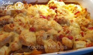 Read more about the article Hähnchen Tortellini Auflauf mit Käse