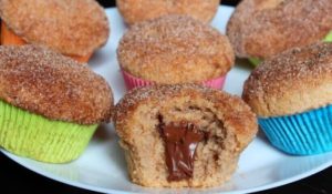 Read more about the article Nutella Zimt Muffins, schnell und Ratz fatz weggefuttert