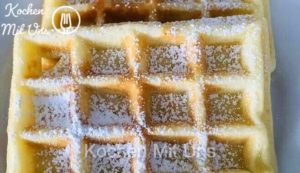 Read more about the article Vanille Joghurt Waffeln in nur 1 Minute zubereitet!
