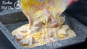 Read more about the article Hähnchenstücke mit Käse überbacken, könnte ich gerade jeden Tag essen!