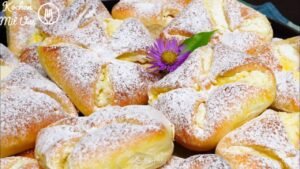 Read more about the article Besser als die vom Bäcker, Quarktaschen mit Vanillepudding!