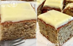 Read more about the article Marzipan Blechkuchen, schnell und super lecker!