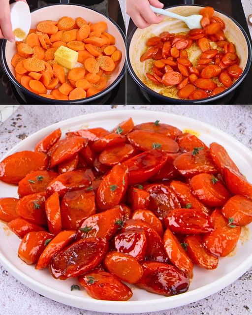 Glasierte Karotten, kochen