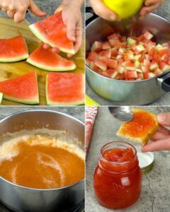Read more about the article Wassermelonen Marmelade das leckere Rezept für Sommermarmelade!