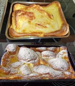 Read more about the article Das backe ich regelmäßig, Ofenpfannkuchen in 3 Minuten im Backofen
