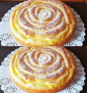 Read more about the article Suchtgefahr Pur, Apfel Puddingkuchen in 10 Minuten