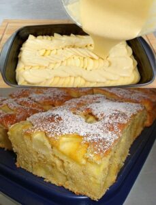 Read more about the article Ultrasaftiger Apfelkuchen ohne Schnickschnack in 5 Minuten im Ofen