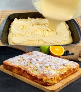 Read more about the article Italienischer Apfelkuchen in 5 bis 10 Minuten bereit für den Ofen
