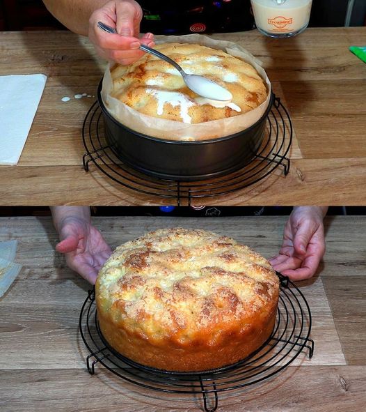 Fantastischer Apfel Schmandkuchen in 10 Minuten bereit für den Ofen