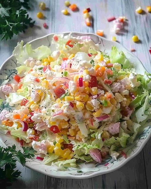 5 Tassen Salat der ist immer ruckzuck weggefuttert 