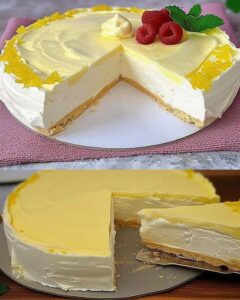 Read more about the article Zitronen Joghurt Torte ohne Schnickschnack mit 300 g Quark