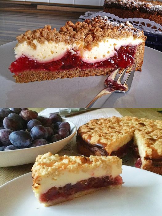 Der Hit gerade jetzt, Zwetschgen Streuselkuchen mit 500 g Magerquark