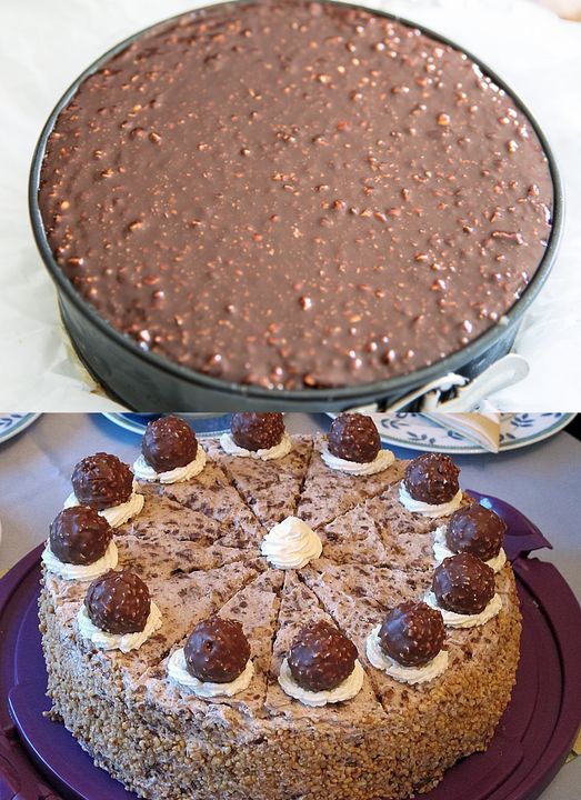 20 Minuten Ferrero Rocher Torte ohne backen