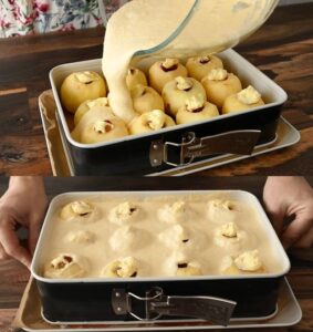 Read more about the article Bratapfelkuchen mit 450 g Schmand & 1 Packung Puddingpulver