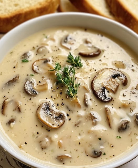  Ultracremige Suppe in 20 Minuten mit 500 g Champignons!