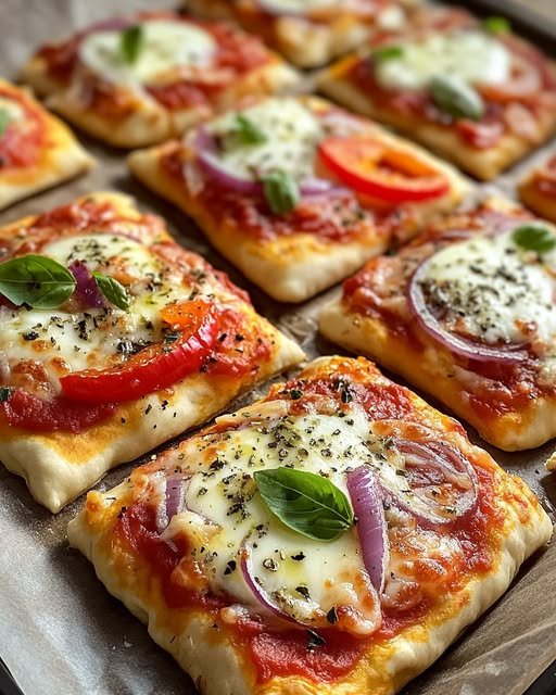 10 Minuten Pizza Quadrate die einfach alle lieben!