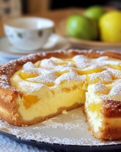 Read more about the article Quark Puddingkuchen mit 1 Dose Mandarinen