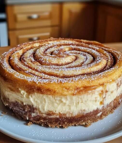 Zimtschnecken Käsekuchen mit 450 g Quark & in 30 Minuten zubereitet