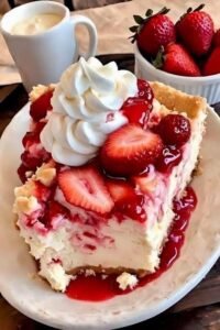 Read more about the article Käsekuchen ohne Backen mit 600 g Erdbeeren