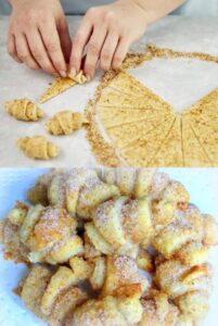 Read more about the article Mini Nusshörnchen mit 200 g Doppelrahmfrischkäse