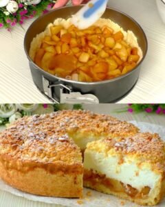 Read more about the article Ultracremiger Apfel Schmandkuchen mit 200g Sahne