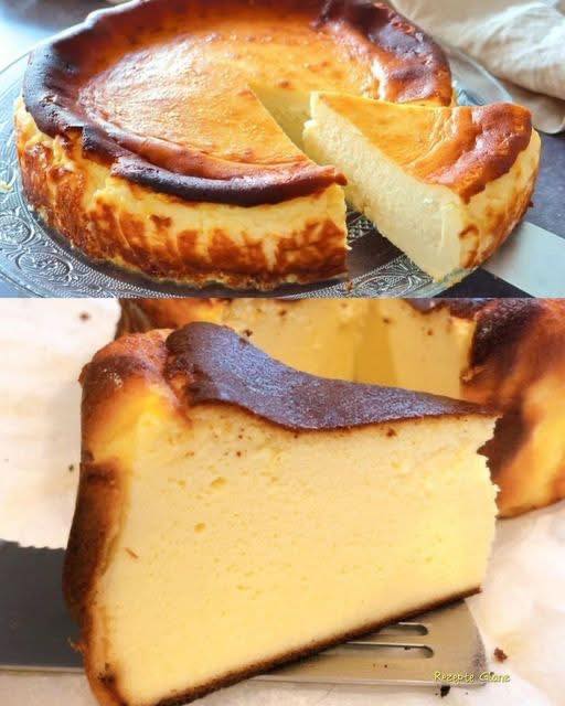 Ich verrühre 800 g Quark mit Margarine, Käsekuchen ohne Boden