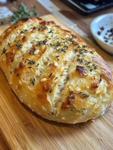 Read more about the article Dermaßen gut, Knoblauchbrot ohne Kneten in 30 Minuten