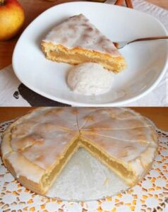 Read more about the article Berliner Apfelkuchen mit Apfelmus in wenigen Minuten