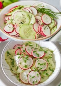 Read more about the article Gurkensalat mit Radieschen in 10 Minuten zubereitet