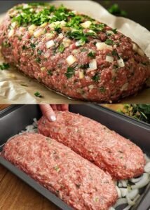 Read more about the article Zwiebel Hackbraten das bereite ich 3x im Monat