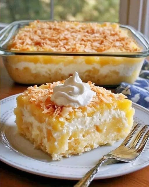 Ein Kuchen wie aus dem Urlaub mit Pudding