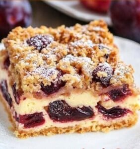 Read more about the article Pflaumenkuchen mit 500 g Magerquark mit Suchtfaktor