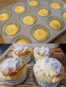 Read more about the article Ich vermische Pudding mit 500g Quark, Muffins in 5 Minuten!