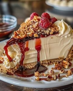Read more about the article Nuss Käsekuchen mit 450g Frischkäse ohne Backen