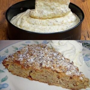 Read more about the article Nehmen Sie Äpfel & Walnüsse, 10 Minuten Zimt Apfelkuchen
