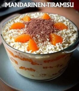Read more about the article Der beste Mandarinen Tiramisu in 5 Minuten zubereitet