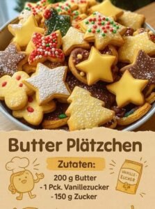 Read more about the article 3 2 1 Butterplätzchen die immer gelingen!