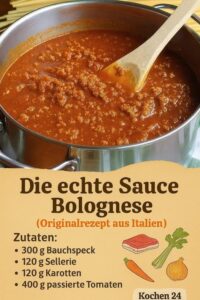 Read more about the article Die echte Sauce Bolognese – Originalrezept