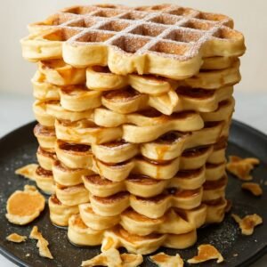 Read more about the article Vanille Waffeln mit Joghurt in nicht mehr als 5 Minuten zubereitet