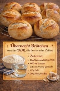 Read more about the article Übernacht Brötchen aus der DDR