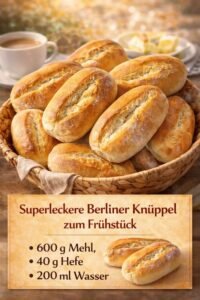 Read more about the article Fantastische Berliner Knüppel zum Frühstück!