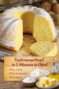 Read more about the article Topfen Gugelhupf in 5 Minuten im Ofen