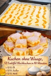 Read more about the article Kuchen ohne Waage in 5 Minuten bereit für den Ofen