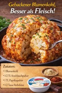 Read more about the article Gebackener Blumenkohl besser als Fleisch!