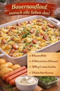 Read more about the article Blit Kartoffelauflauf in 15 Minuten im Ofen