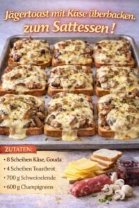 Read more about the article Jägertoast mit Käse überbacken in 10 Minuten
