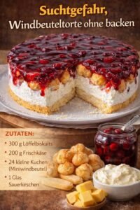 Read more about the article Windbeuteltorte ohne backen in nicht mehr als 15 Minuten fertig!