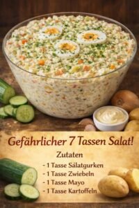 Read more about the article Achtung Suchtfaktor, 7 Tassen Salat einzigartig lecker