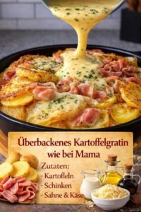 Read more about the article Überbackenes Kartoffelgratin wie bei Mama