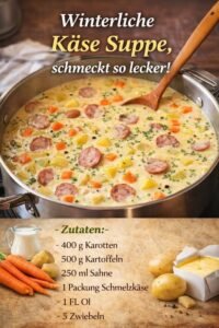 Read more about the article Winterliche Käsesuppe Perfekt für die Kalte Tage